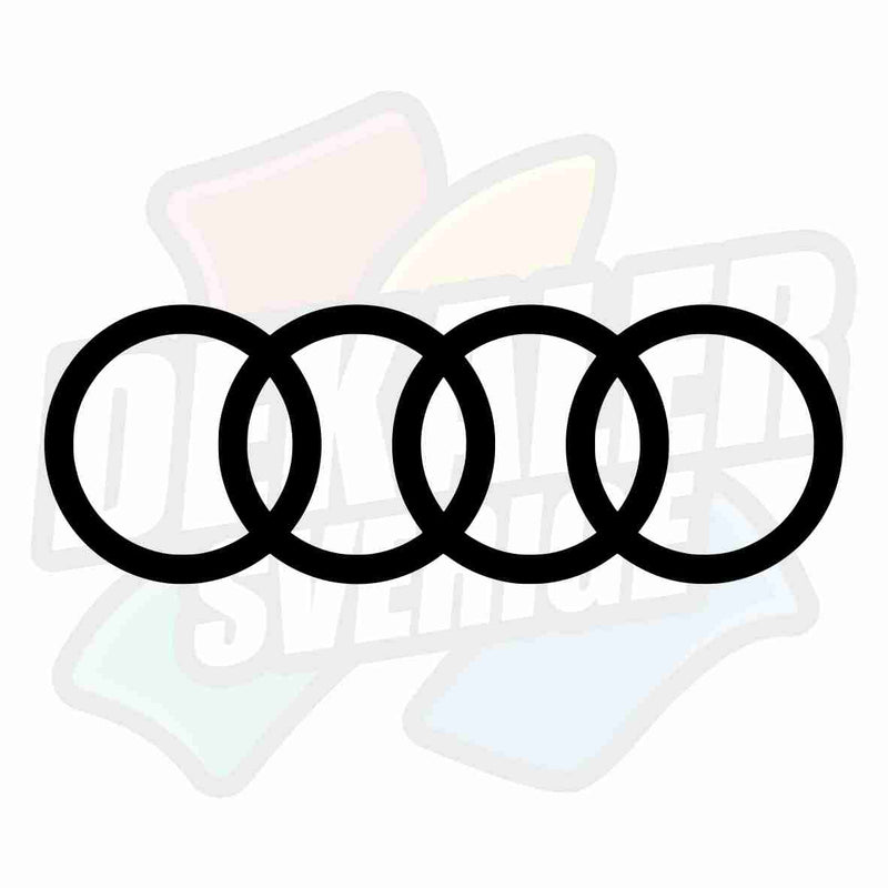 Audi logo 1 - Dekal