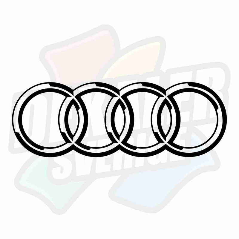Audi logo 2 - Dekal