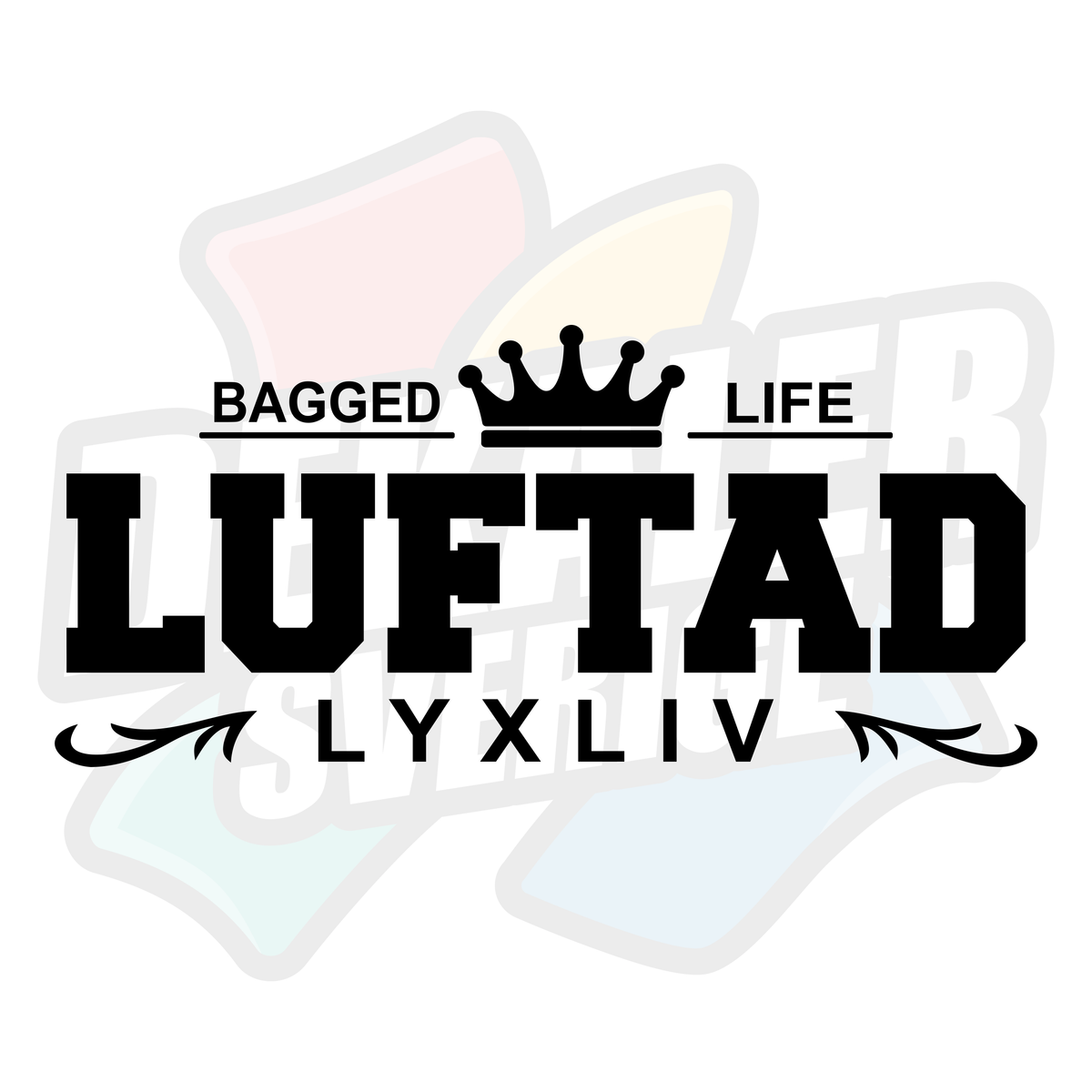 Bagged life, Luftad, Lyxliv - Dekal