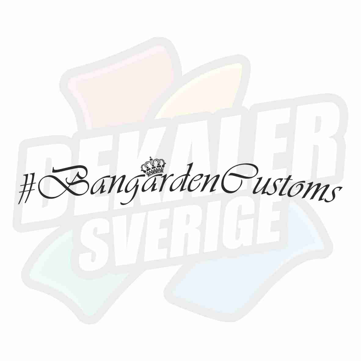 Bangården Custom 1 - Dekal