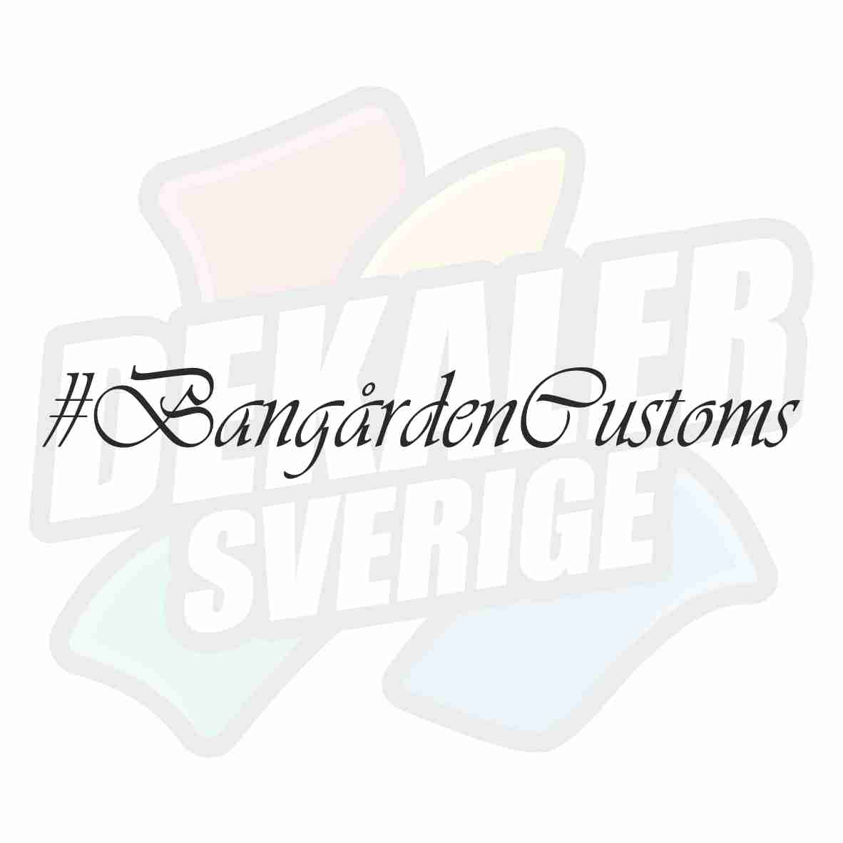 Bangården Custom 2 - Dekal