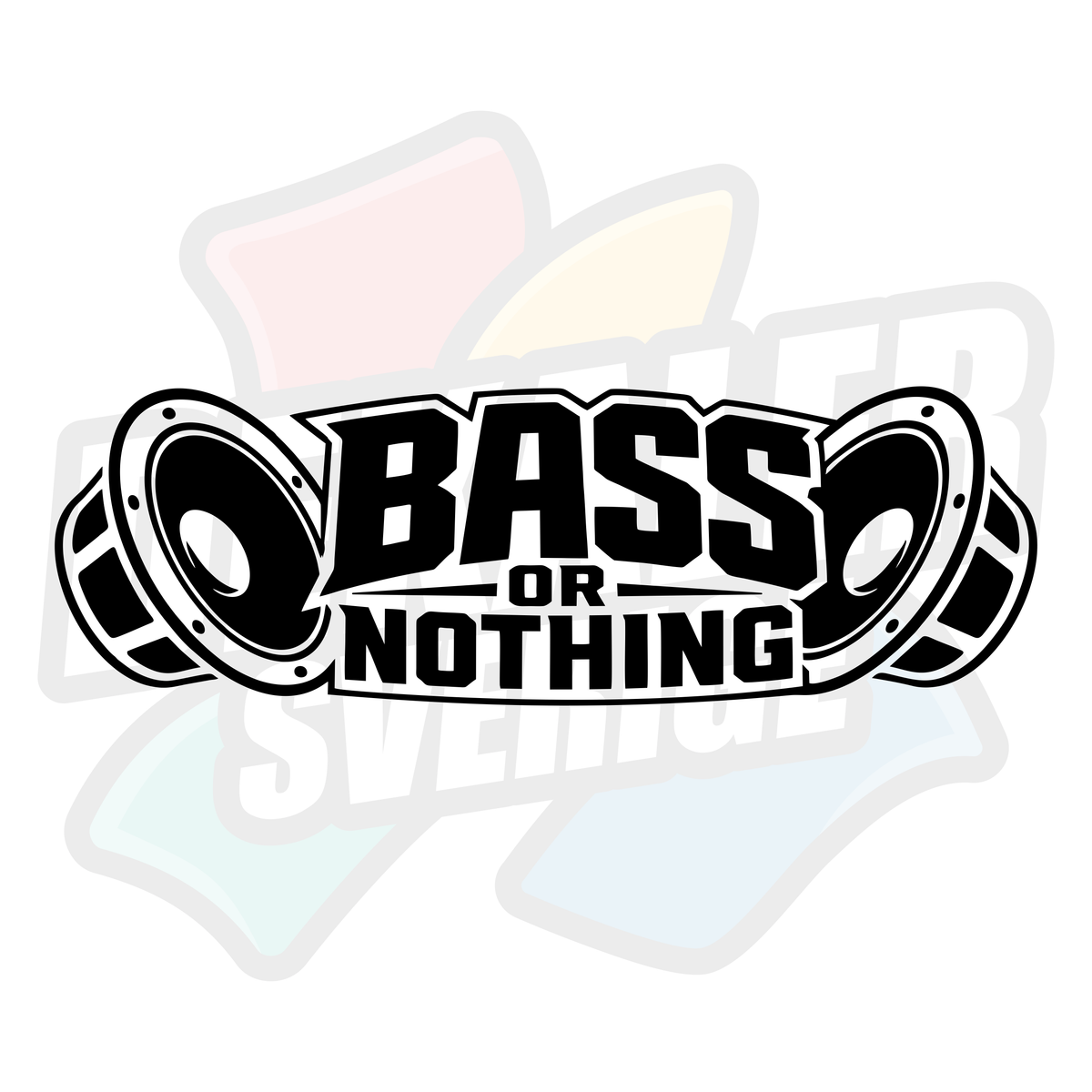 Bass or nothing - Dekal