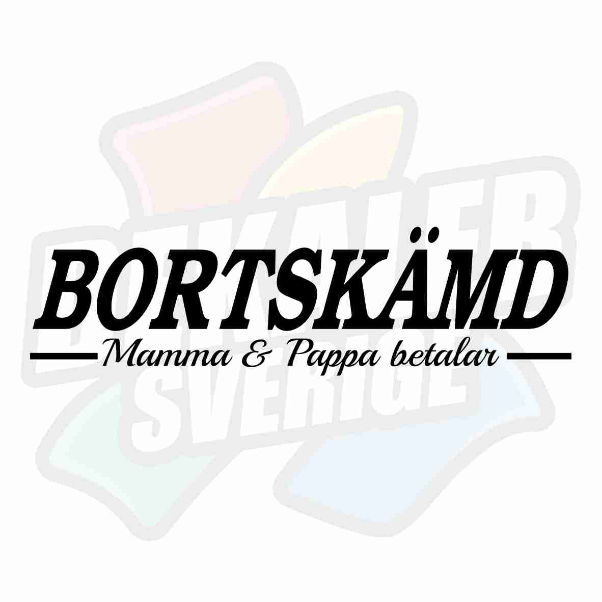 Bortskämd, mamma & pappa betalar - Dekal