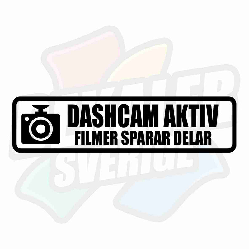 Dashcam Aktiv - Dekal
