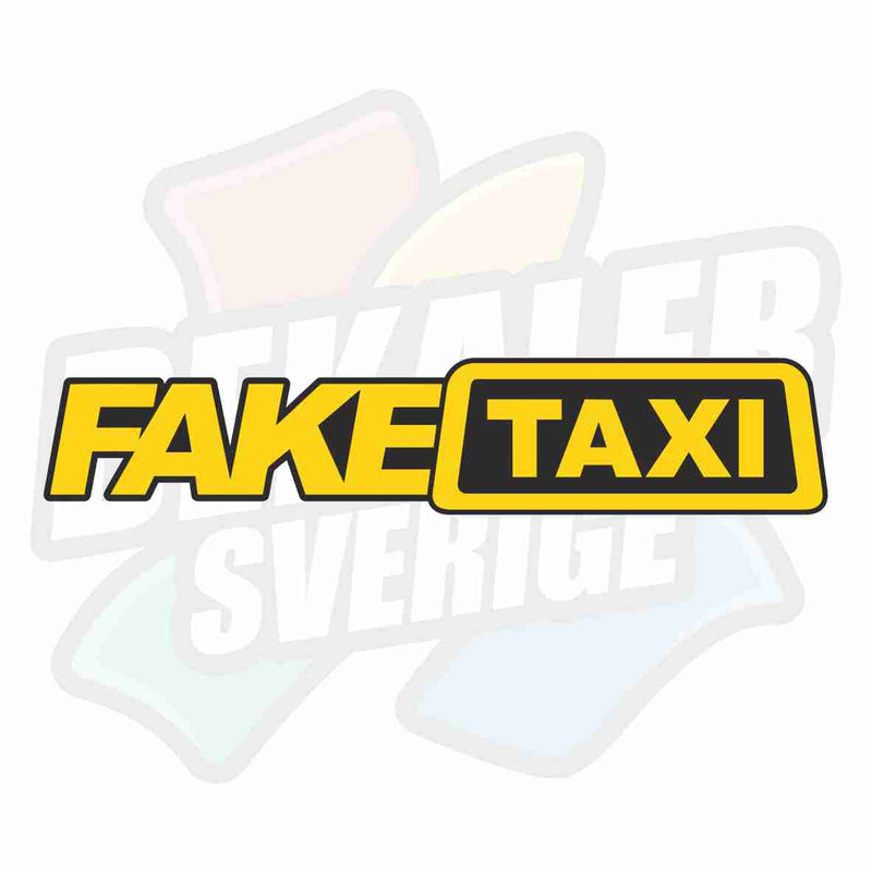 Faketaxi - Klistermärke