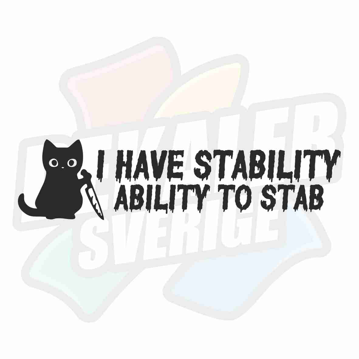 I Have Stability - Dekal