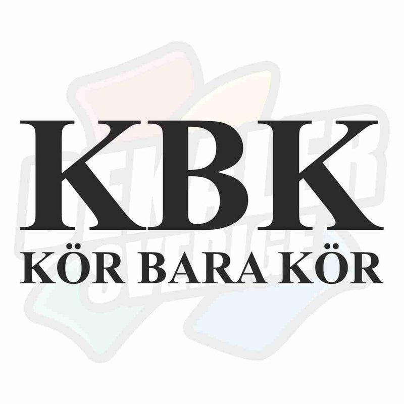 KBK - Dekal