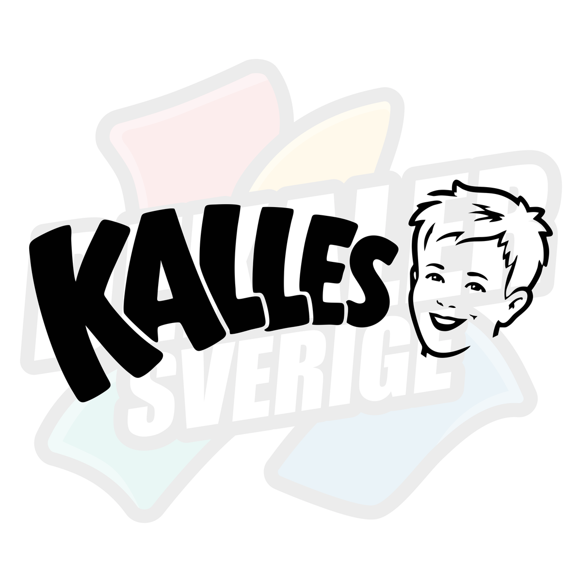 Kalles med ansikte - Dekal