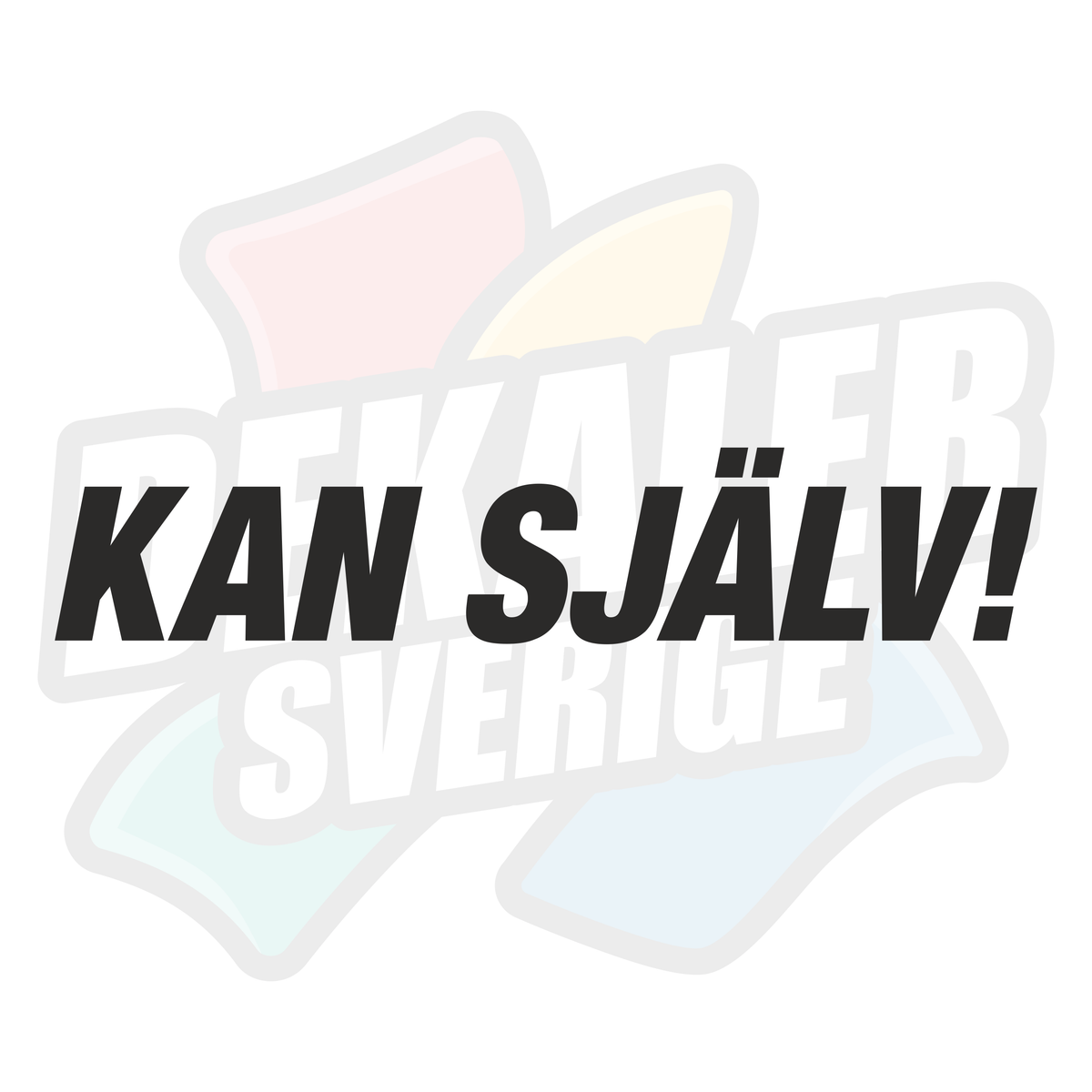 Kan själv - Dekal