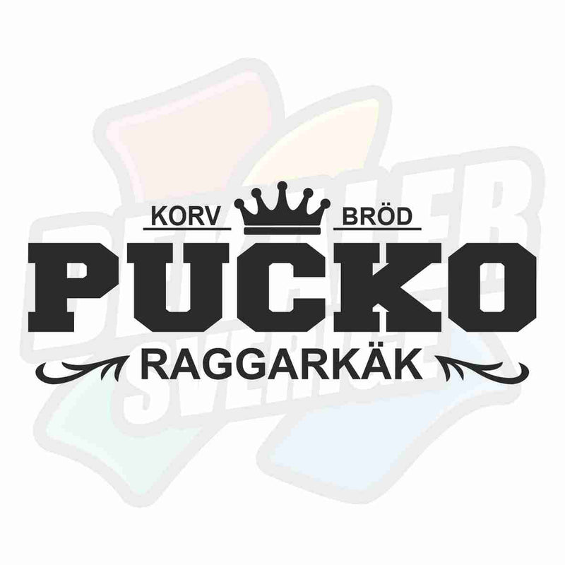 Korv, Bröd och Pucko, Raggarkäk - Dekal
