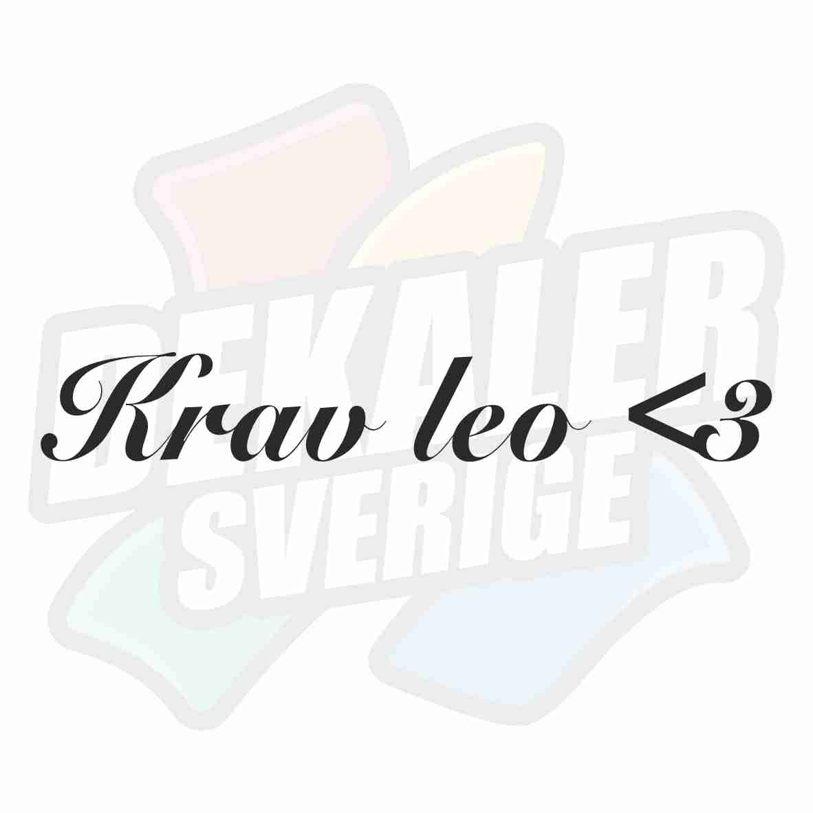 Krav leo - Dekal