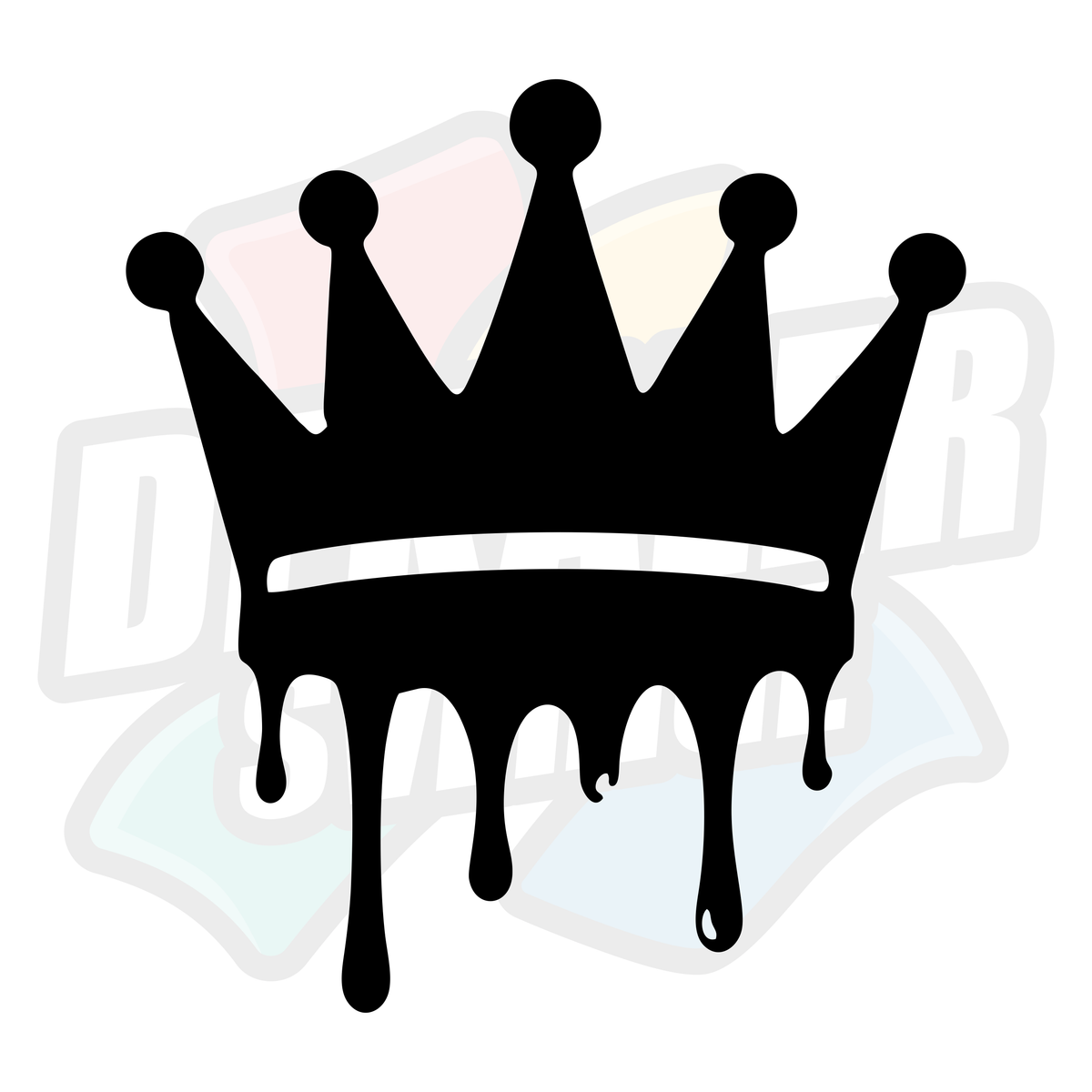 Krona drip - Dekal