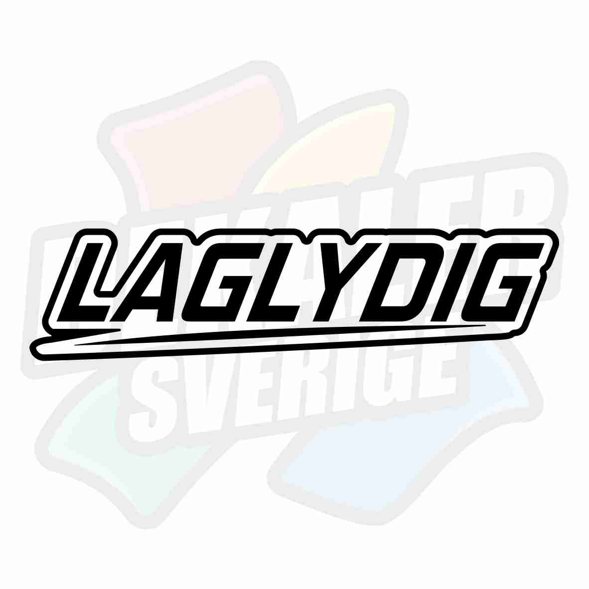 Laglydig - Dekal