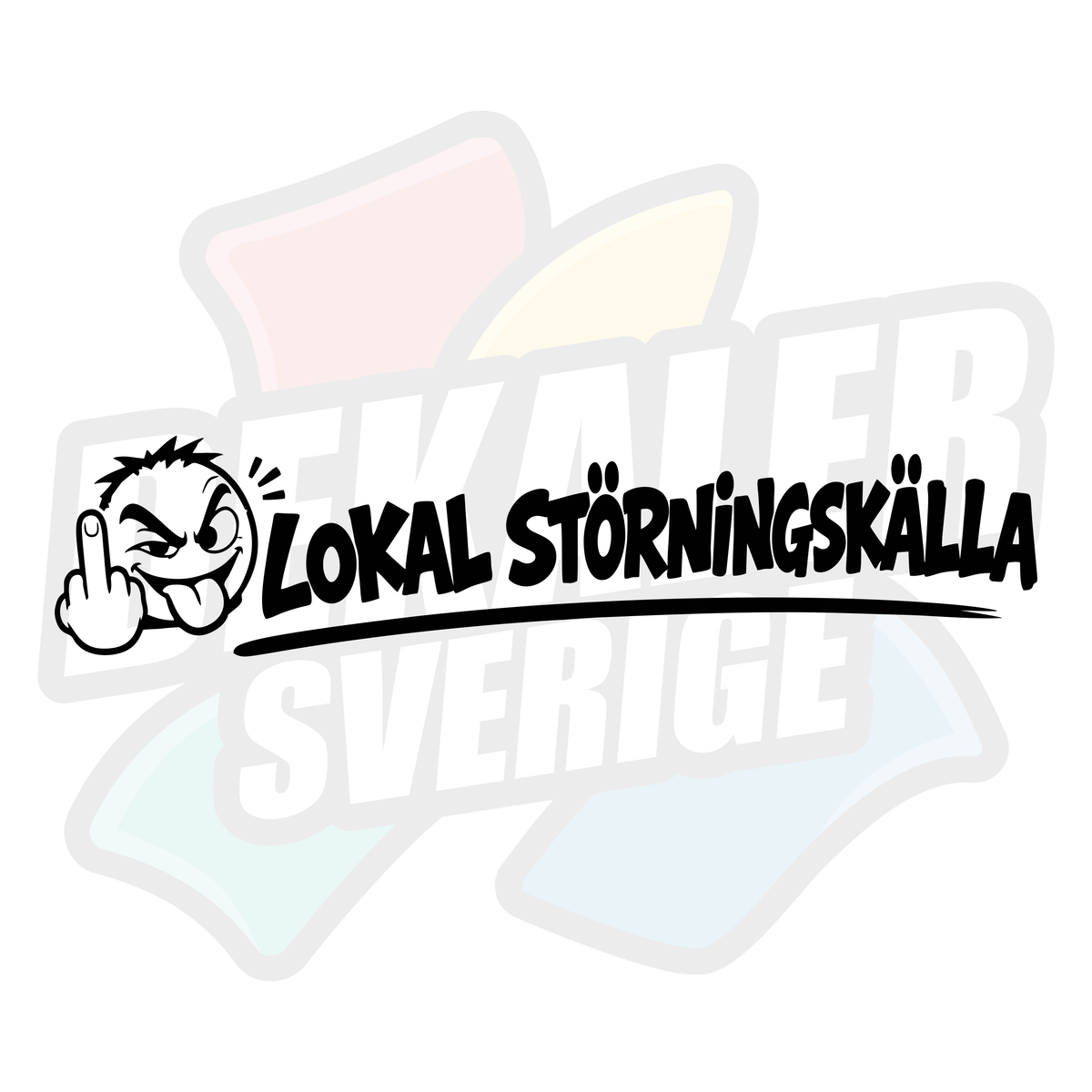 Lokal störningskälla - Dekal