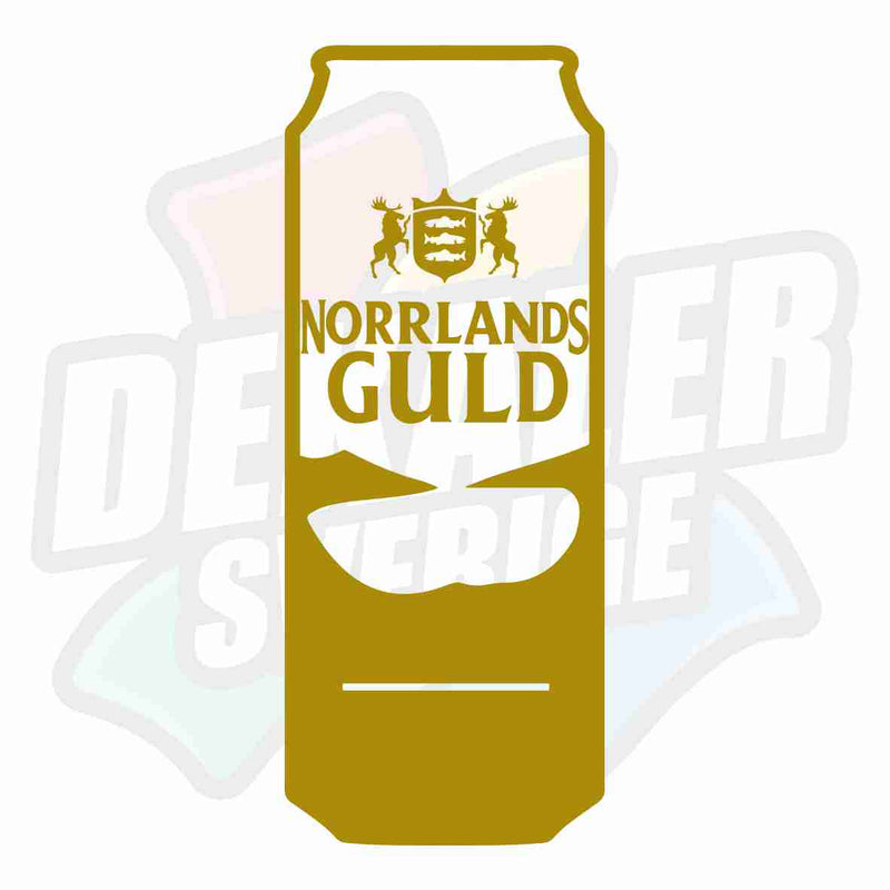 Norrlands Guld burk - Dekal