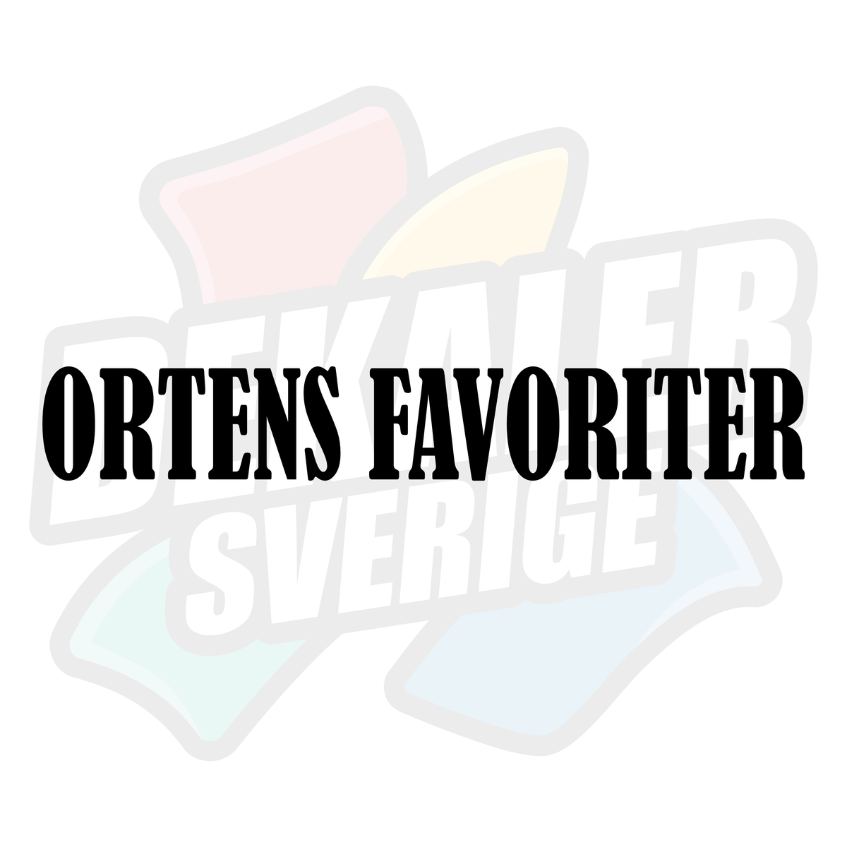 ORTENS FAVORITER - Dekal