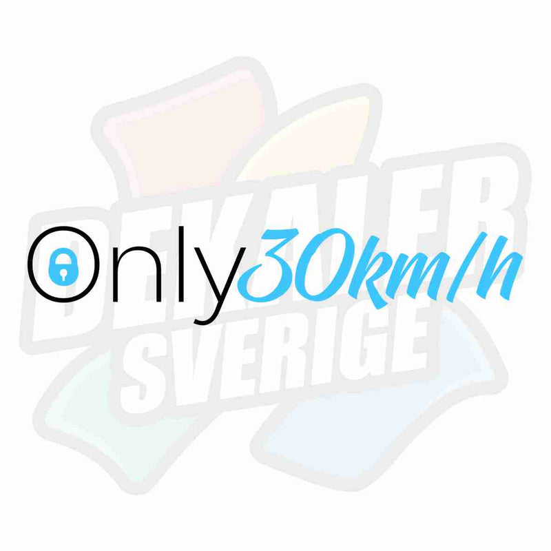 Only 30km/h - Dekal