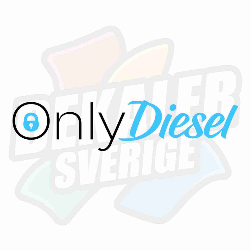 Only diesel - Dekal