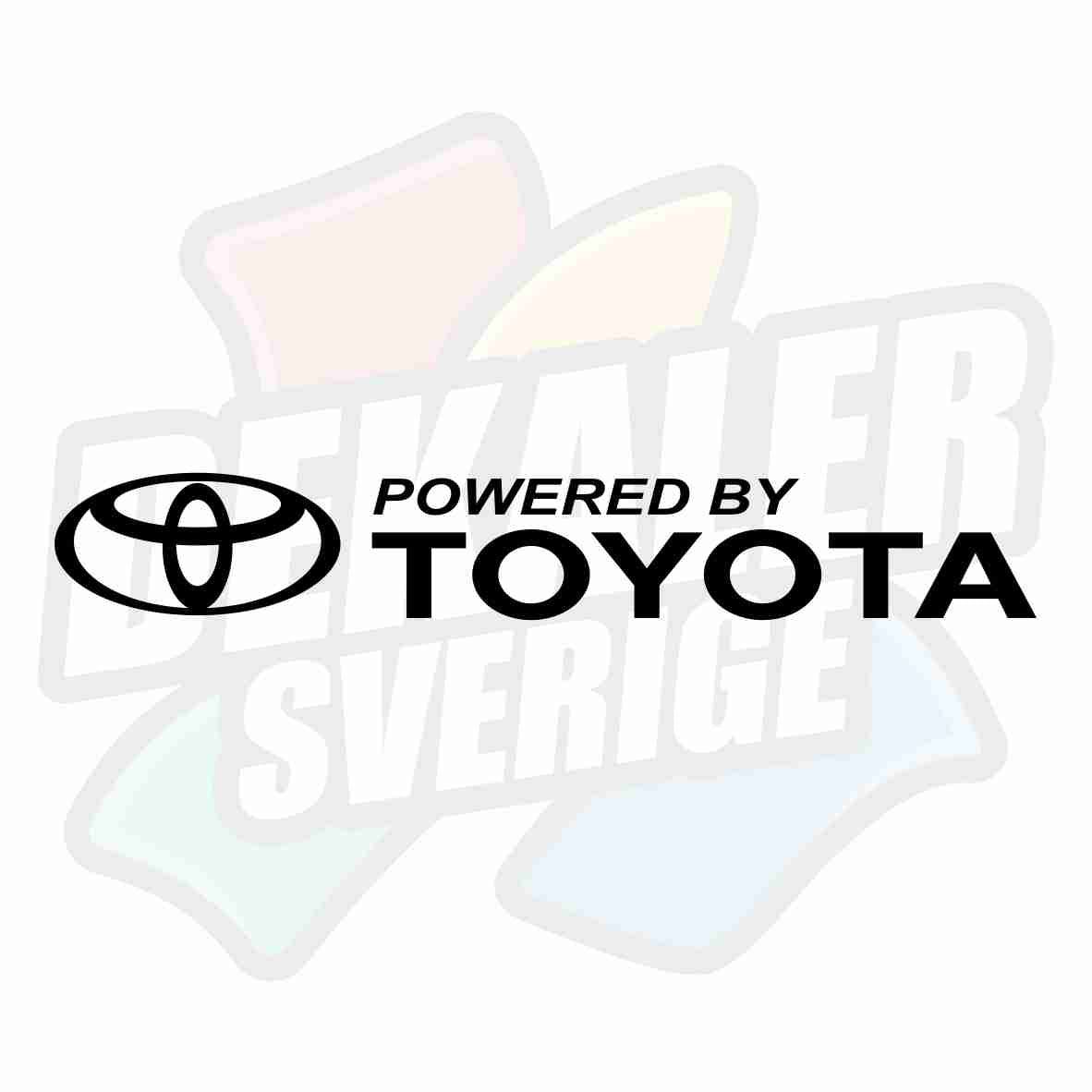 Powered by Toyota - Dekal