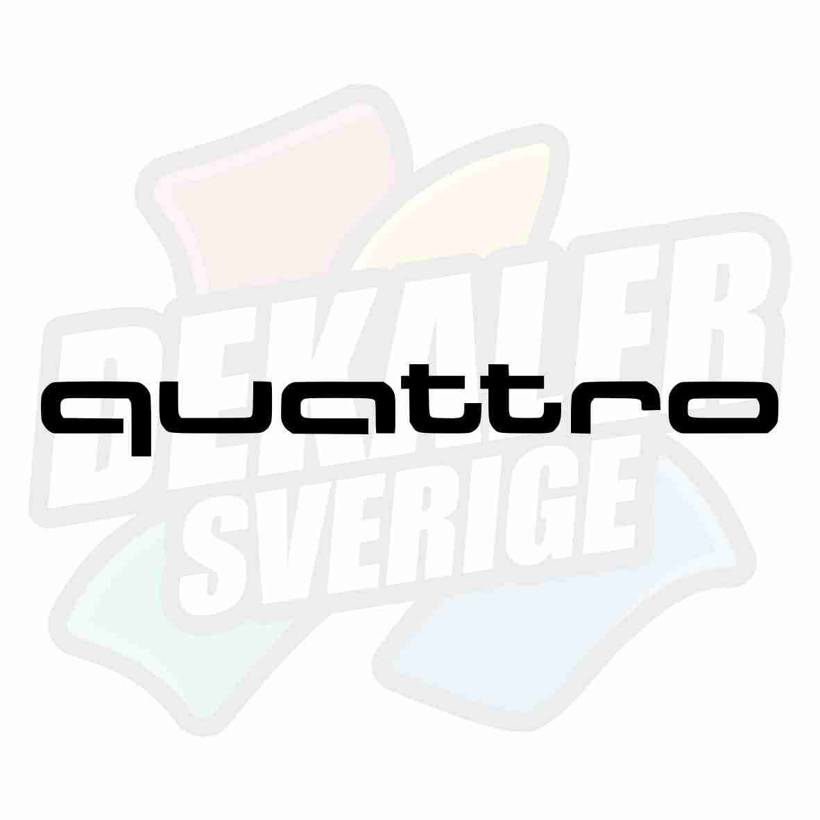Quattro - Dekal