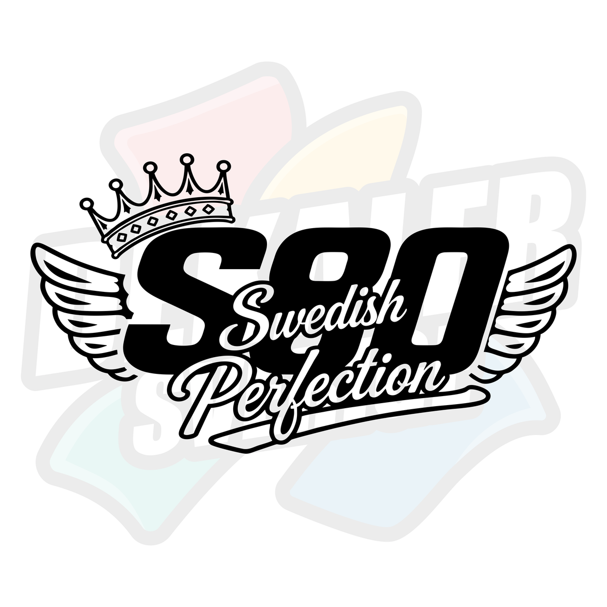 S80 Swedish perfection vinge - Dekal