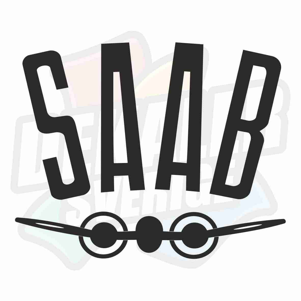 Saab Luftlogo - Dekal