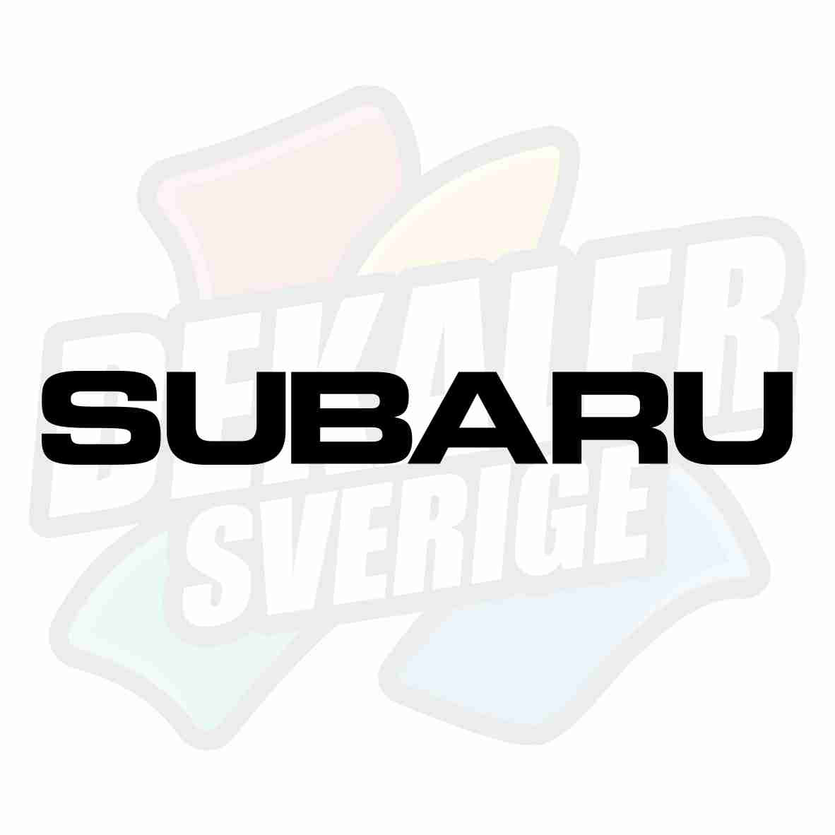 Subaru - Dekal