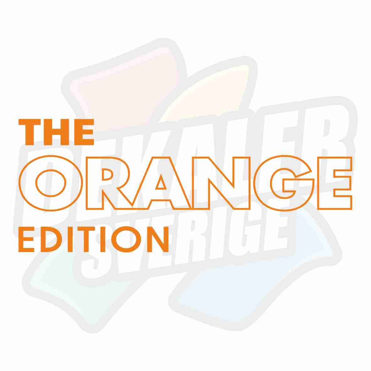 The Orange Edition - Dekal