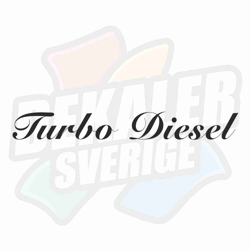 Turbo Diesel 2 - Dekal