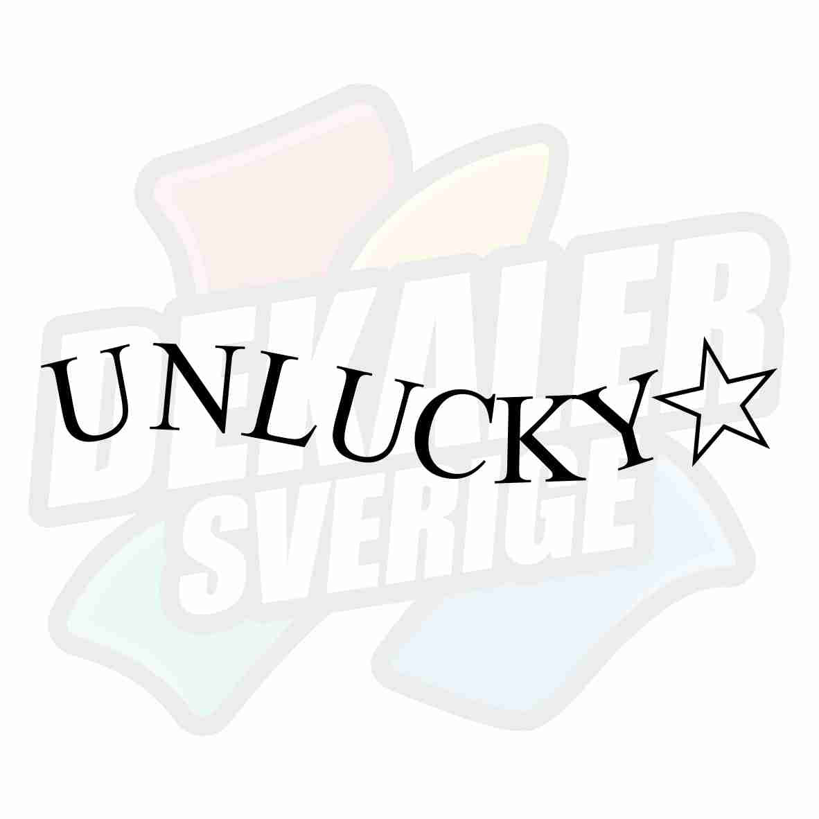 Unlucky - Dekal