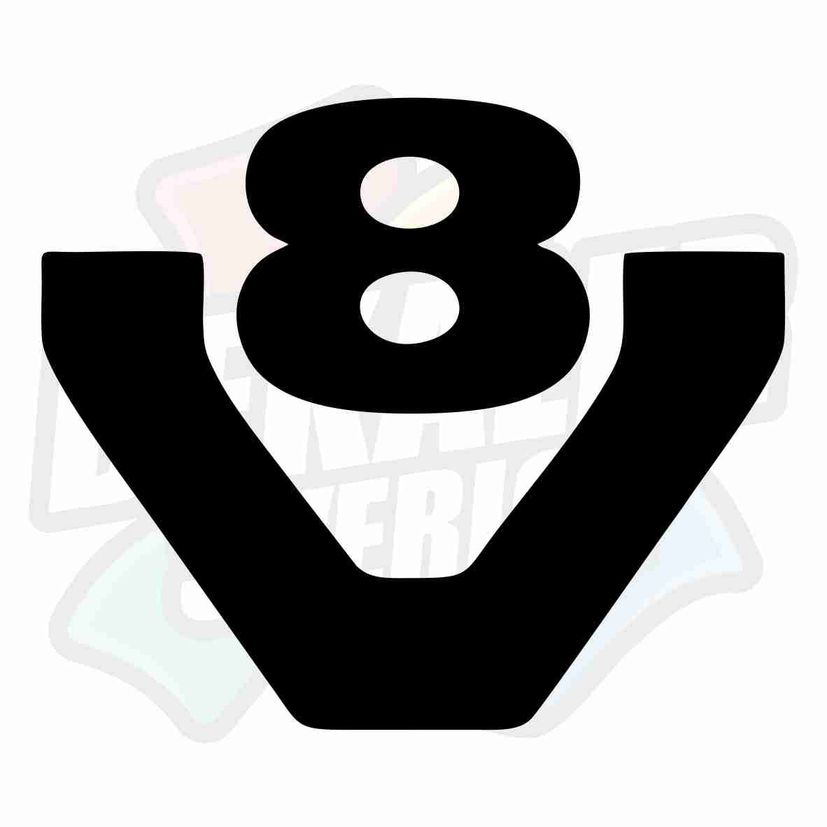 V8 1 - Dekal