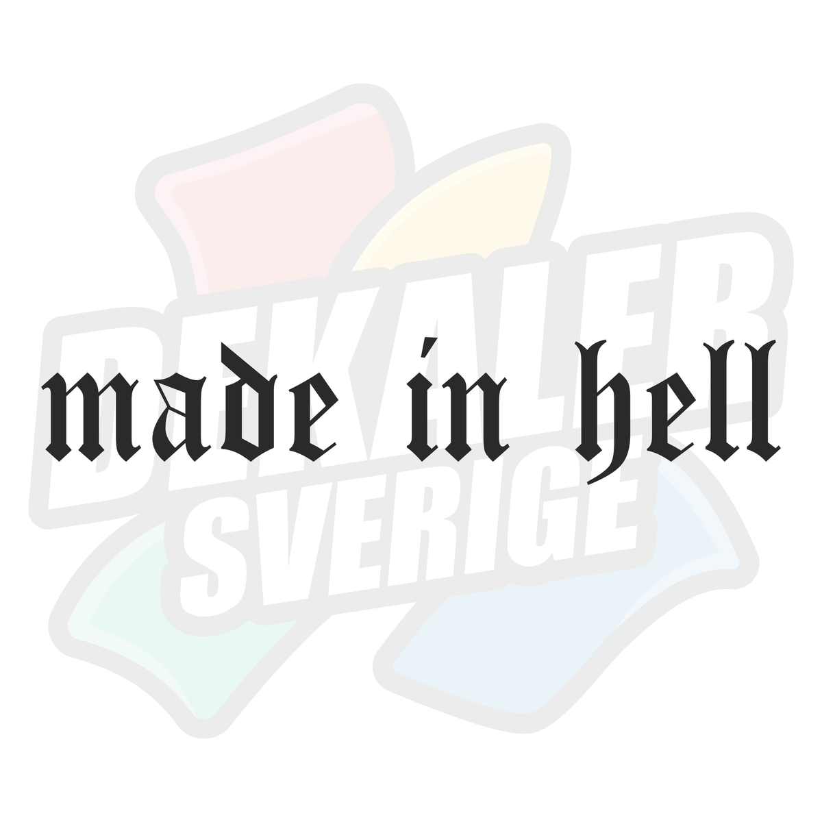 made in hell - Dekal